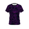 Track Navy and Violet Flower Tattoo CoolWick Bowling Jersey