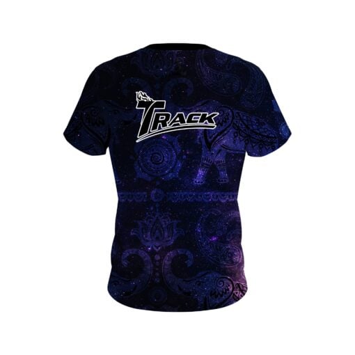 Track Tribal Elephants Galaxy CoolWick Bowling Jersey - Image 2