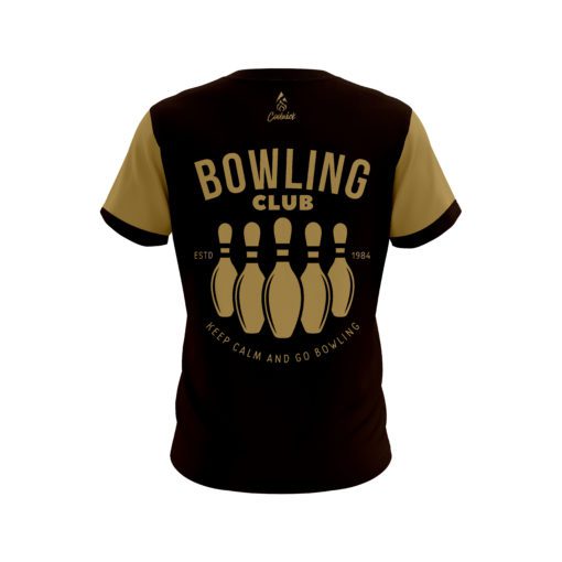 Columbia 300 Vintage League Bowling Brown Coolwick Jersey - Image 2