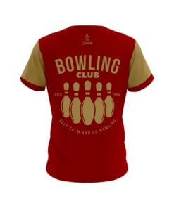 Alternative view of Track Vintage League Bowling Red Coolwick Jersey