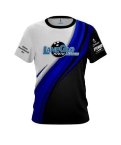 Lane Glo Youth Blue Flutter Coolwick Jersey