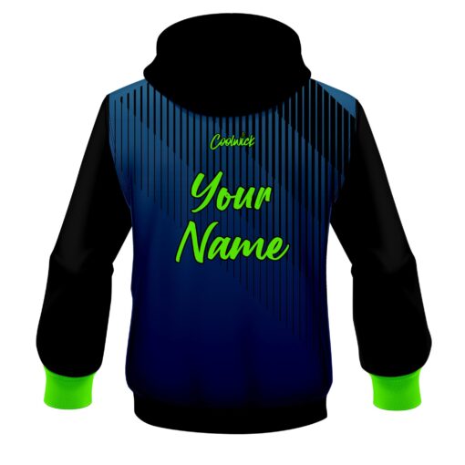 CoolWick Elite Blue and Green Quartet Hoodie - Image 2
