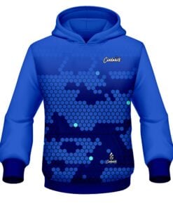 CoolWick Elite Blue Molecule Hoodie