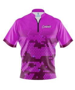 CoolWick Elite Purple Molecules Sash Zip Jersey