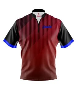CoolWick Elite Red and Blue Quartet Sash Zip Jersey
