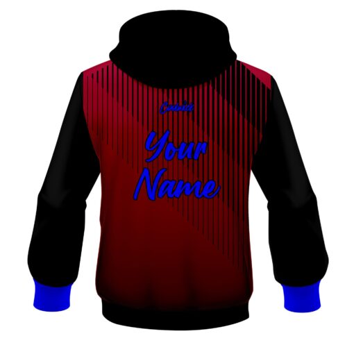 CoolWick Elite Red and Blue Quartet Hoodie - Image 2
