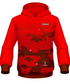 CoolWick Elite Red Molecule Hoodie