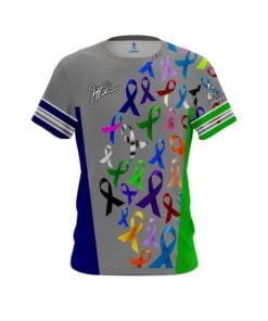 Kennon McFalls Jeff Schrum Cancer Ribbons CoolWick Bowling Jersey