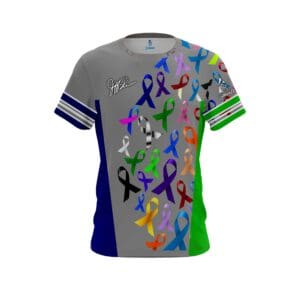 Kennon McFalls Jeff Schrum Cancer Ribbons CoolWick Bowling Jersey