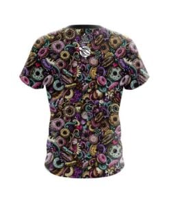 Alternative view of 12Bagger Doughnut Explosion CoolWick Bowling Jersey