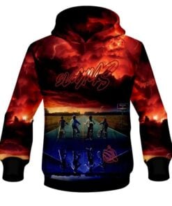 12Bagger Bowling Upside Down Coolwick Dye-Sub Hoodie