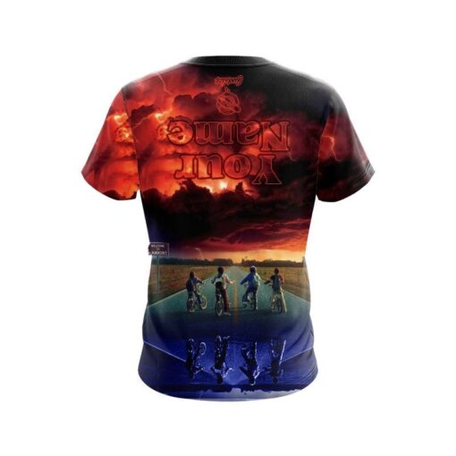 12Bagger Bowling Strikers Upside Down Coolwick Bowling Jersey - Image 2