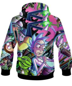 Alternative view of 12Bagger Bowling The Universe Coolwick Dye-Sub Hoodie