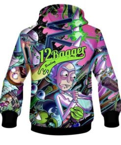 12Bagger Bowling The Universe Coolwick Dye-Sub Hoodie