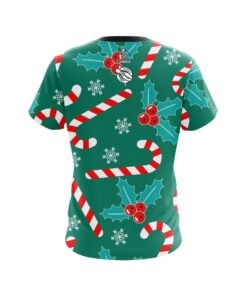 Alternative view of 12Bagger Merry Candy Cane CoolWick Bowling Jersey