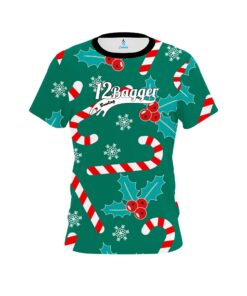 12Bagger Merry Candy Cane CoolWick Bowling Jersey