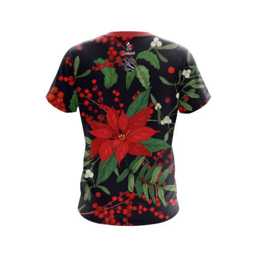 12Bagger Poinsettia CoolWick Bowling Jersey - Image 2