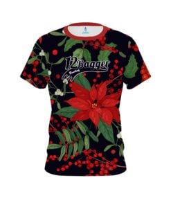 12Bagger Poinsettia CoolWick Bowling Jersey