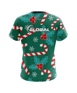 Alternative view of 900 Global Merry Candy Cane CoolWick Bowling Jersey