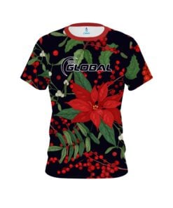 900 Global Poinsettia CoolWick Bowling Jersey