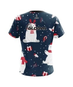 Alternative view of 900 Global Polar Bear Xmas CoolWick Bowling Jersey