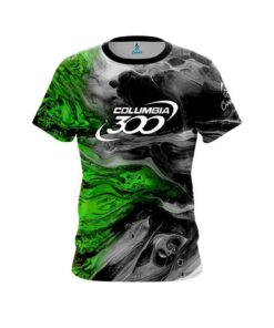 Columbia 300 Green Lava CoolWick Bowling Jersey