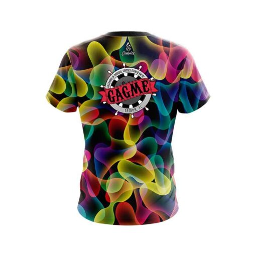 GAGME 2023 CoolWick Multi Color Lava Bowling Jersey - Image 2