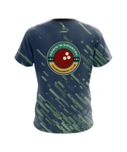 Alternative view of Town 'N Country Tournament Club Modern Stripes Bowling Jersey