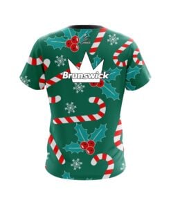 Alternative view of Brunswick Merry Candy Cane CoolWick Bowling Jersey