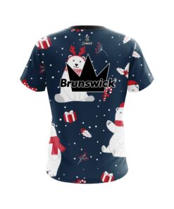 Alternative view of Brunswick Polar Bear Xmas CoolWick Bowling Jersey