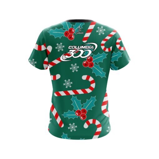 Columbia 300 Merry Candy Cane CoolWick Bowling Jersey - Image 2