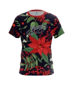 Columbia 300 Poinsettia CoolWick Bowling Jersey
