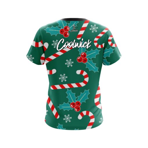 CoolWick Merry Candy Cane CoolWick Bowling Jersey - Image 2