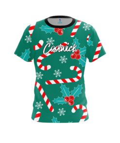 CoolWick Merry Candy Cane CoolWick Bowling Jersey