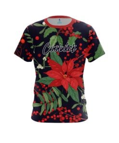 Coolwick Poinsettia CoolWick Bowling Jersey