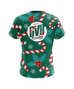 Alternative view of DV8 Merry Candy Cane CoolWick Bowling Jersey