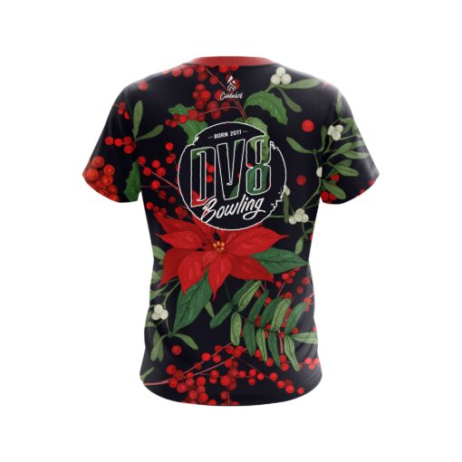 DV8 Poinsettia CoolWick Bowling Jersey - Image 2