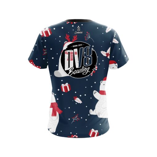 DV8 Polar Bear Xmas CoolWick Bowling Jersey - Image 2