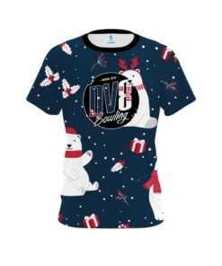 DV8 Polar Bear Xmas CoolWick Bowling Jersey