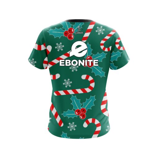 Ebonite Merry Candy Cane CoolWick Bowling Jersey - Image 2