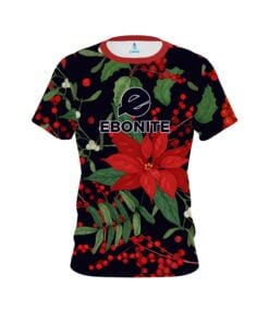 Ebonite Poinsettia CoolWick Bowling Jersey