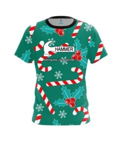 Hammer Merry Candy Cane CoolWick Bowling Jersey