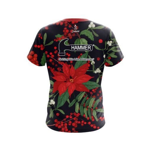 Hammer Poinsettia CoolWick Bowling Jersey - Image 2