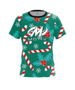 Motiv Merry Candy Cane CoolWick Bowling Jersey