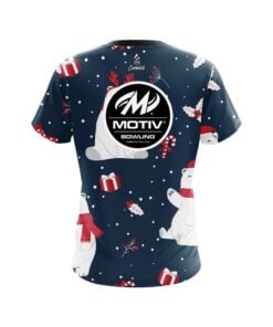 Alternative view of Motiv Polar Bear Xmas CoolWick Bowling Jersey