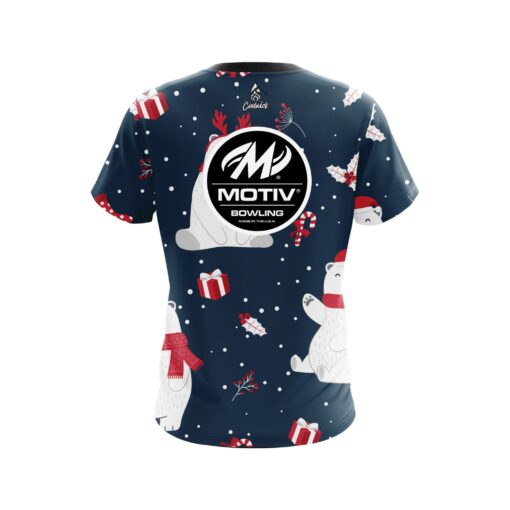 Motiv Polar Bear Xmas CoolWick Bowling Jersey - Image 2