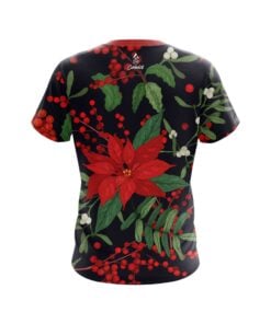 Alternative view of Plain Poinsettia CoolWick Bowling Jersey