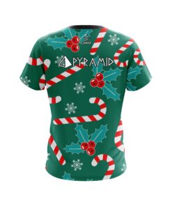 Alternative view of Pyramid Merry Candy Cane CoolWick Bowling Jersey