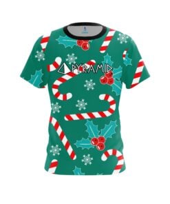 Pyramid Merry Candy Cane CoolWick Bowling Jersey