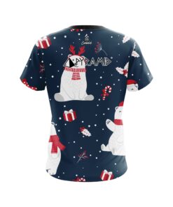 Alternative view of Pyramid Polar Bear Xmas CoolWick Bowling Jersey